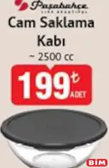 PAŞABAHÇE CAM SAKLAMA KABI 2500 CC PAŞABAHÇE CAM SAKLAMA KABI 2500 CC